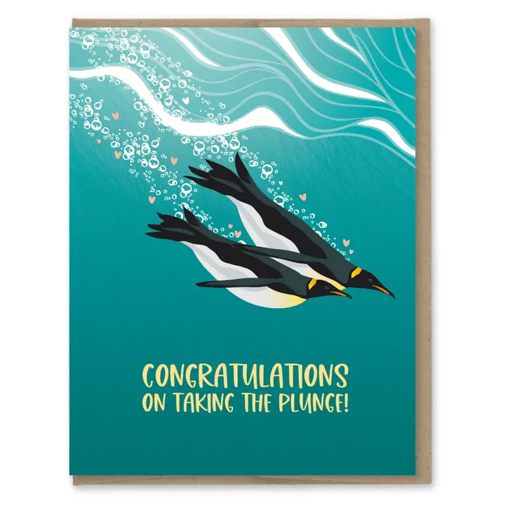 Taking The Plunge | Greeting Card