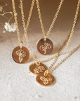 Birth Flower Necklace