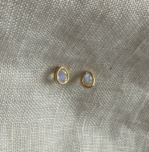 Joy Studs | Moonstone