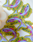 Green Fish Sticker