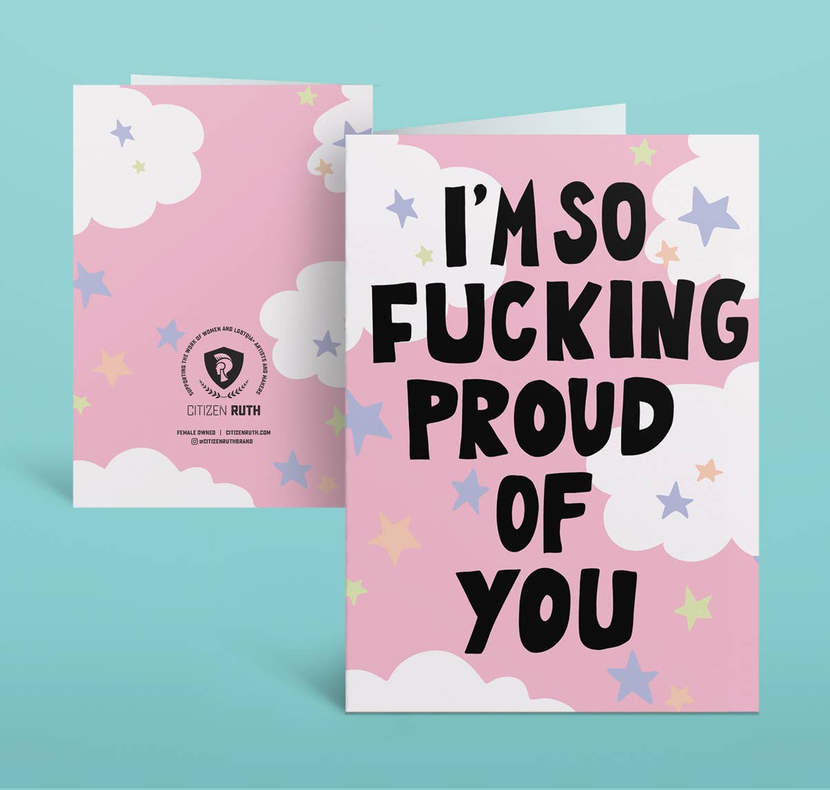I'm So Fucking Proud Of You Graduation card