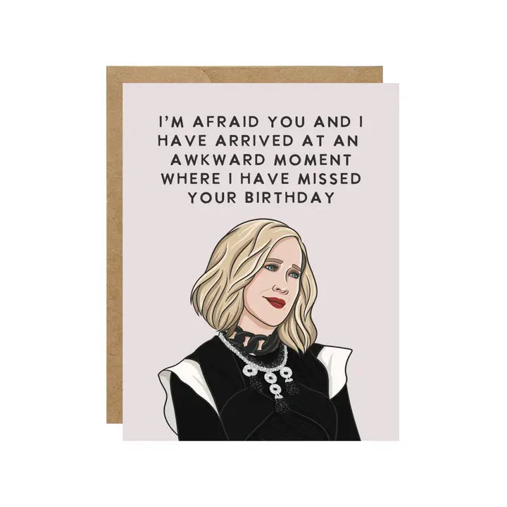 Awkward Moira Pop Culture Card