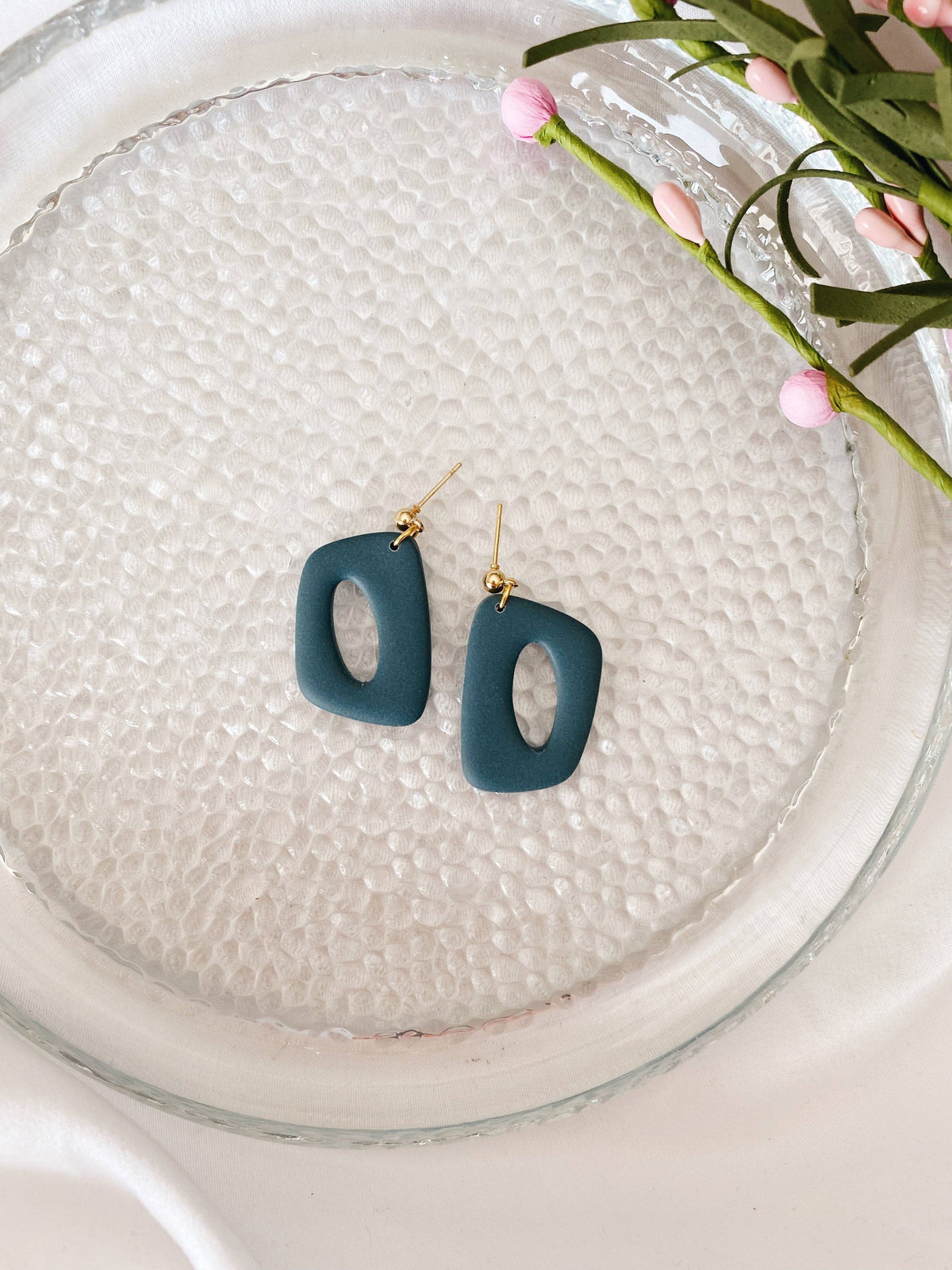 Dani Clay Earrings | Dried Sage