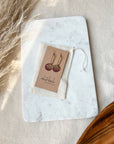 Leather & Brass Sunburst Earrings | Burgundy
