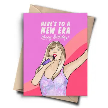 Taylor Birthday Era - Greeting Card