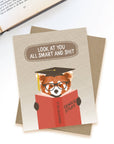 Smart and Shit Graduation Card