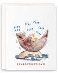 Claps Congrats Seal OF Approval - Funny Congratulations Card