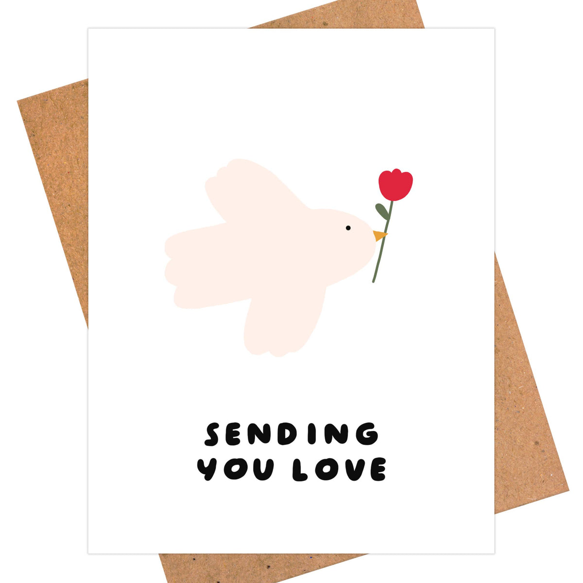 Sweet Dove Sending You Love Card