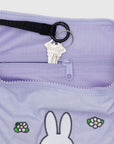 Medium Nylon Crescent Bag - Embroidered Miffy