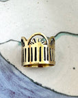 Brass Bandana Slide Ring | Leah