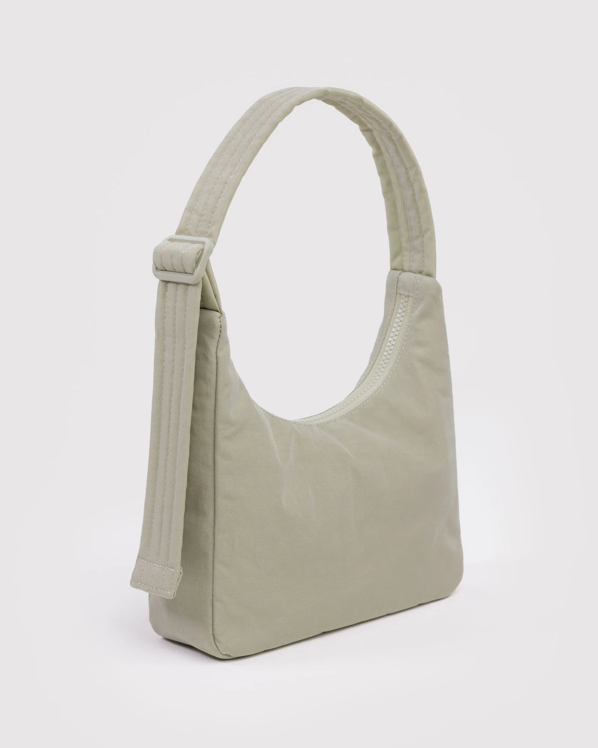 Mini Nylon Shoulder Bag: Celadon