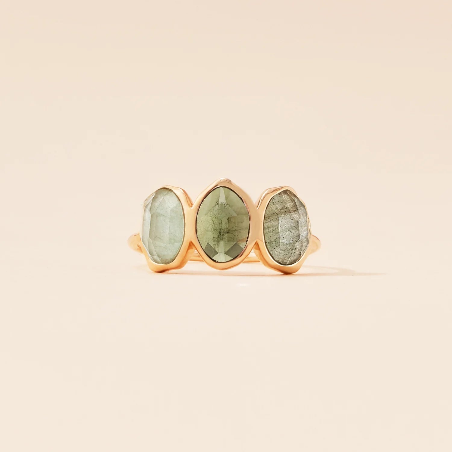 Earth Element Mood Ring | 14K Gold