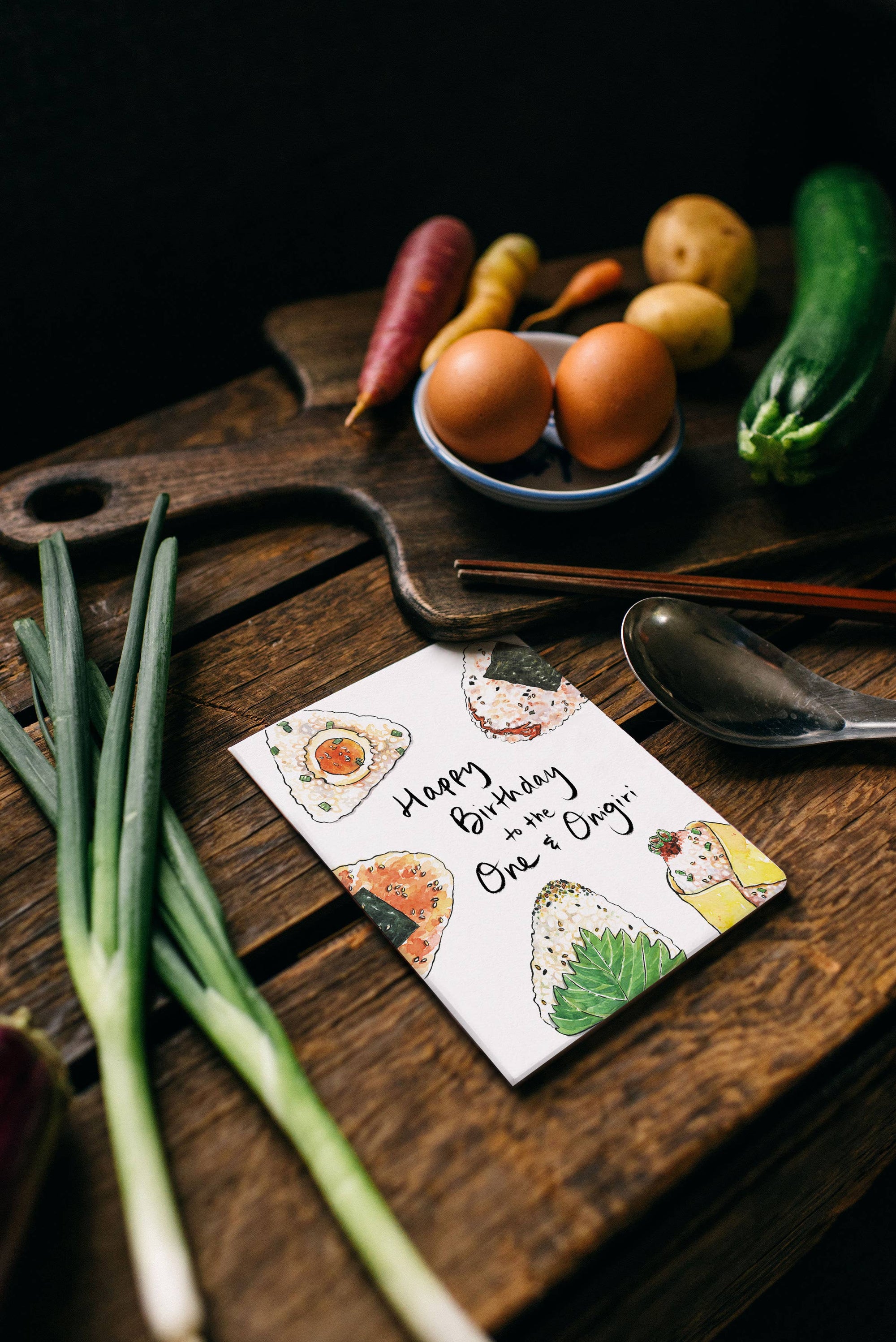 Onigiri Birthday | Greeting Card