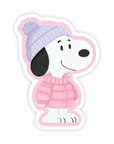 Cozy Winter Snoopy Sticker