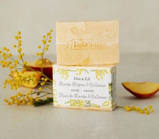 Mimosa Blossom &amp; Nectarine Soap