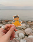 Nautical Bear - Vinyl Sticker