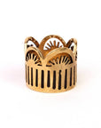 Brass Bandana Slide Ring | Leah