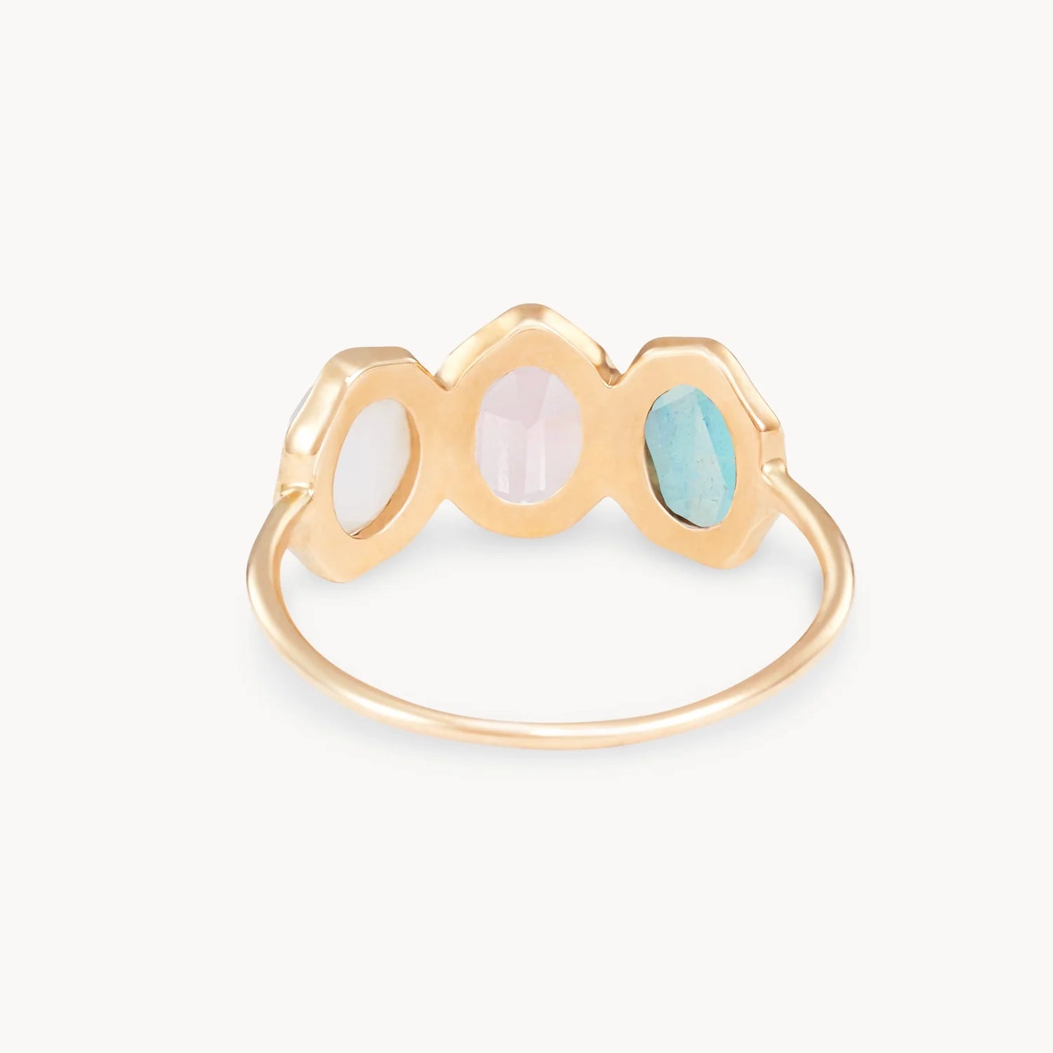 Air Element Mood Ring | 14K Gold
