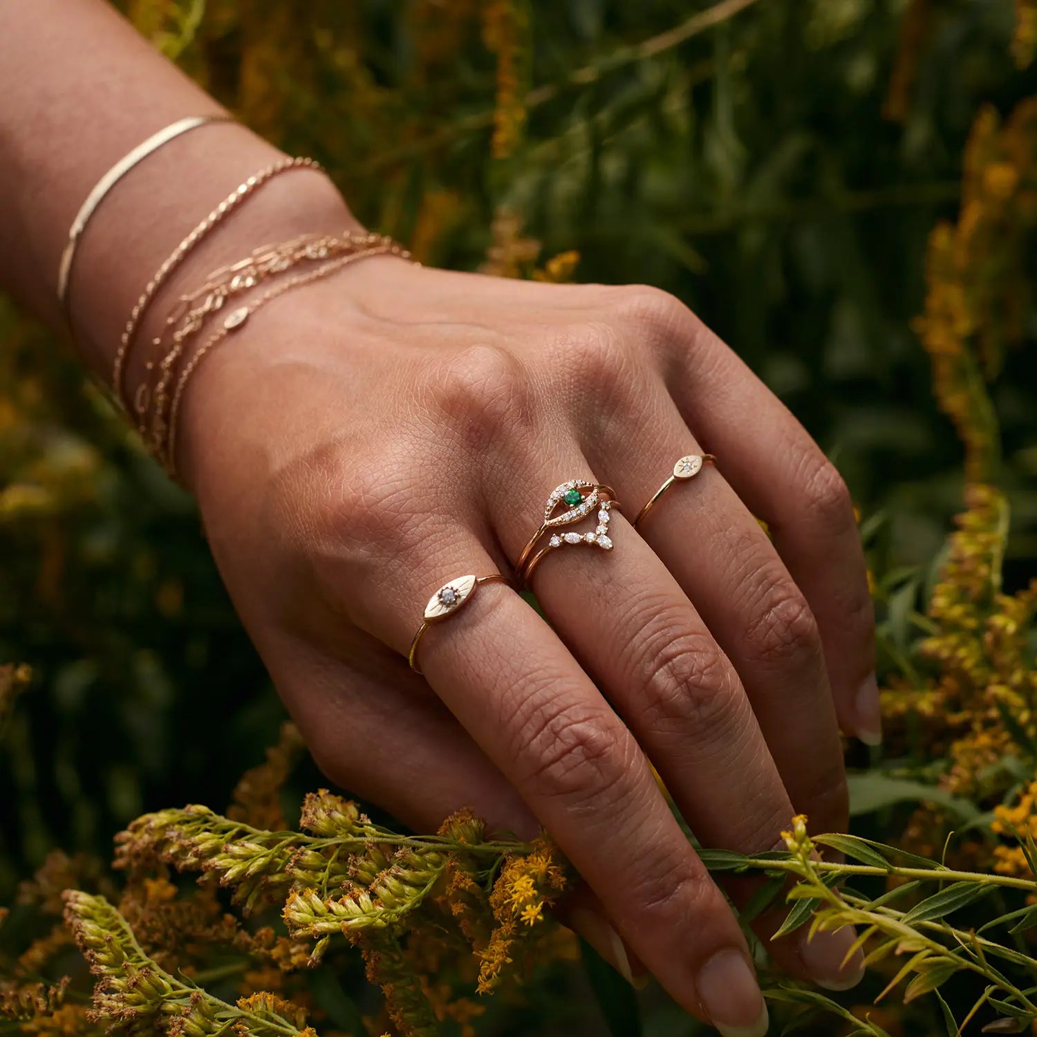14k Visionary Eye Ring