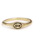 Evil Eye Signet Ring