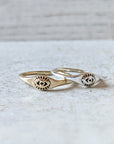 Evil Eye Signet Ring