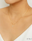 Tiny Cross Necklace