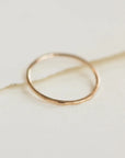 Faceted Stacking Ring | 14K Fine Gold