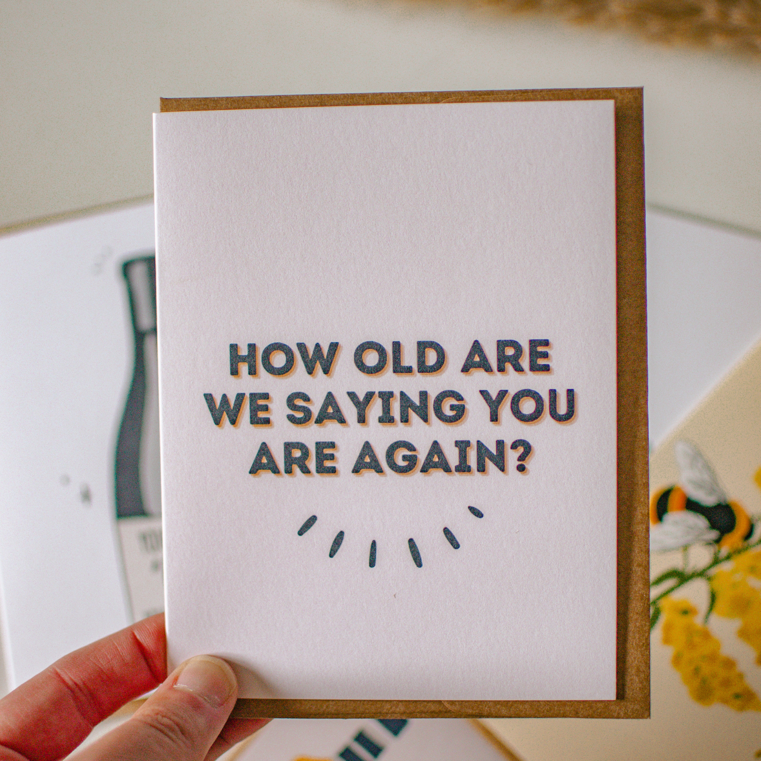 Funny Getting Old Card