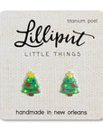 Christmas Tree Earrings