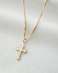 Tiny Cross Necklace