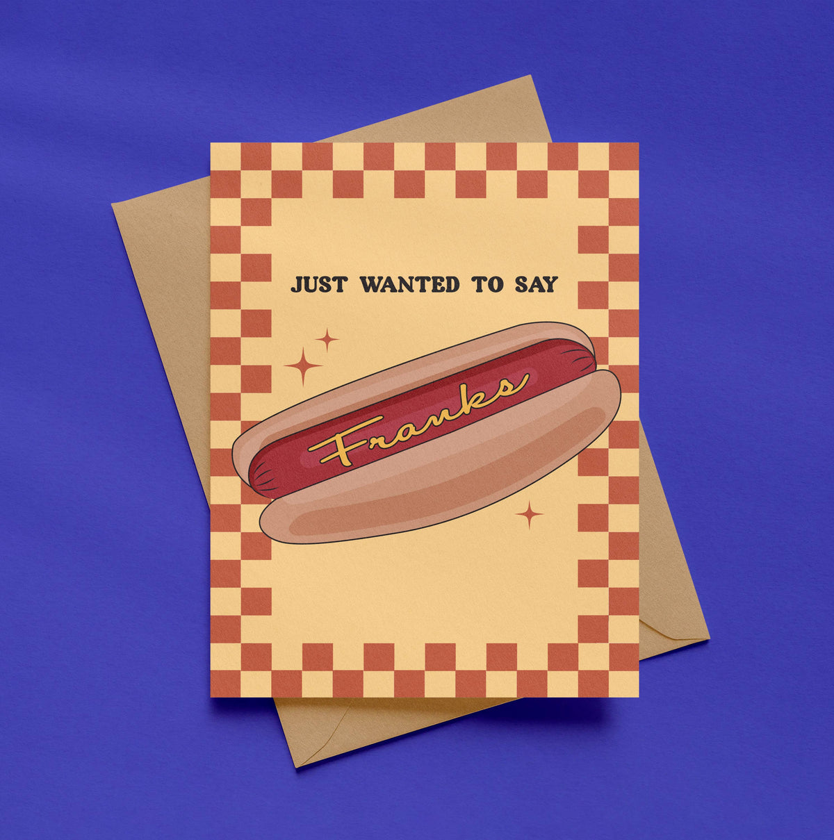 Franks Hotdog Thank You Card