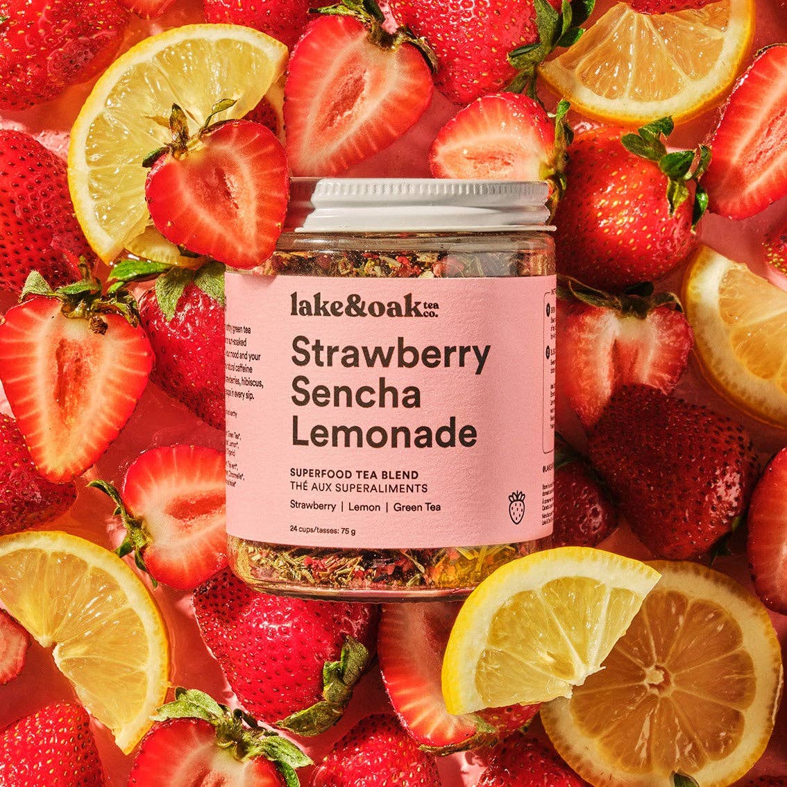 Strawberry Sencha Lemonade Tea