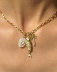 Fish Pendant: Emerald