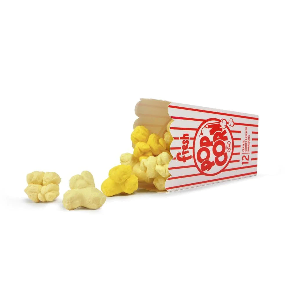 Popcorn Eraser Set