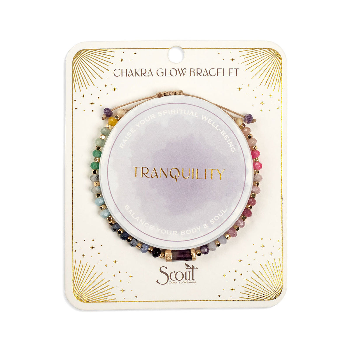 Chakra Glow Bracelet | Tranquility/Crown/Gold