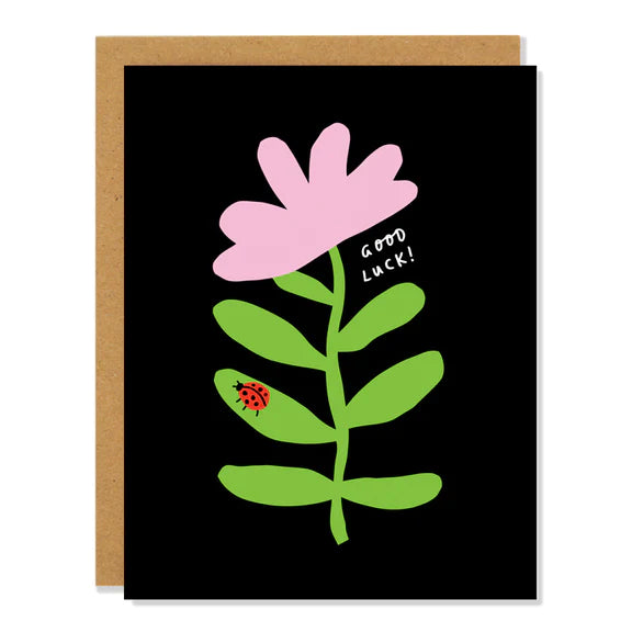 Good Luck Ladybug - Greeting Card