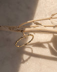 Rice Beaded Ring | 10K Gold