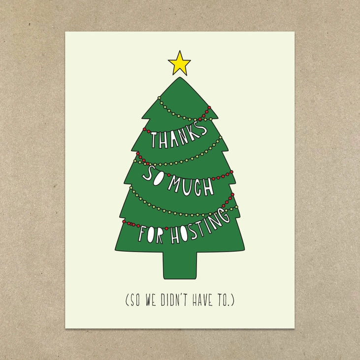 Hosting Christmas (So We Don&#39;t Have To) | Greeting Card