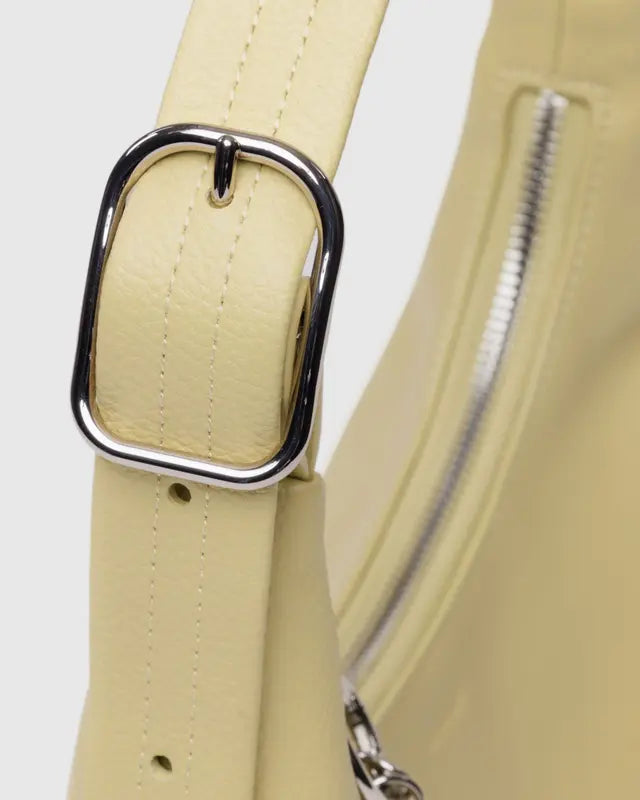 Baggu Mini Recycled Leather Shoulder Bag - Straw
