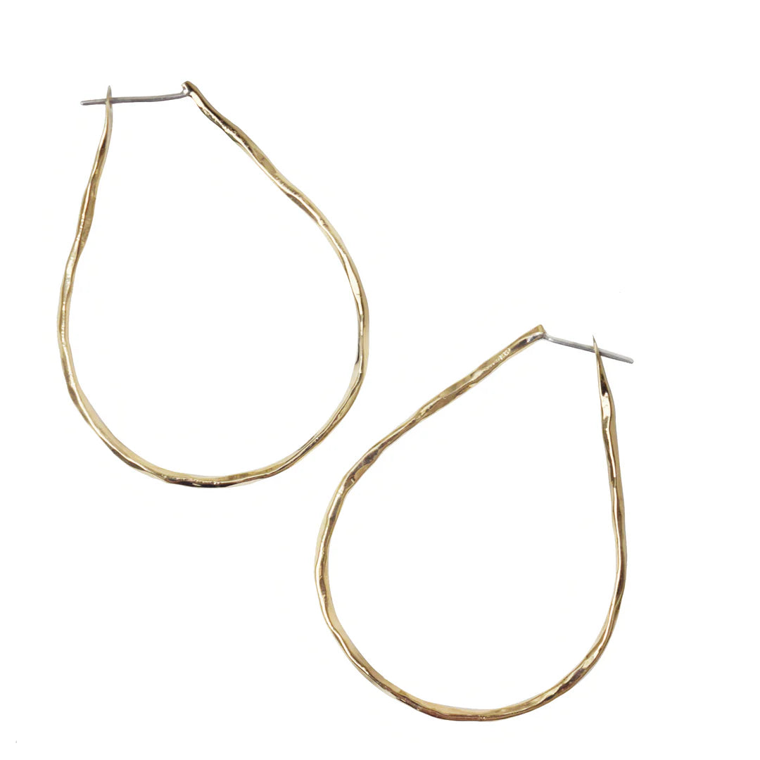 Teardrop Hoops