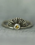 Little Sun Citrine Ring