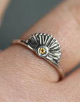 Little Sun Citrine Ring
