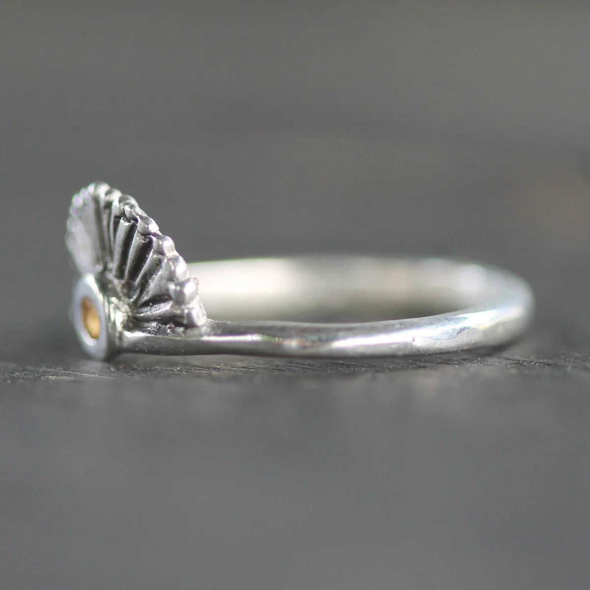 Little Sun Citrine Ring