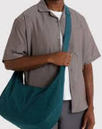 Large Nylon Crescent Bag - Deep Sea