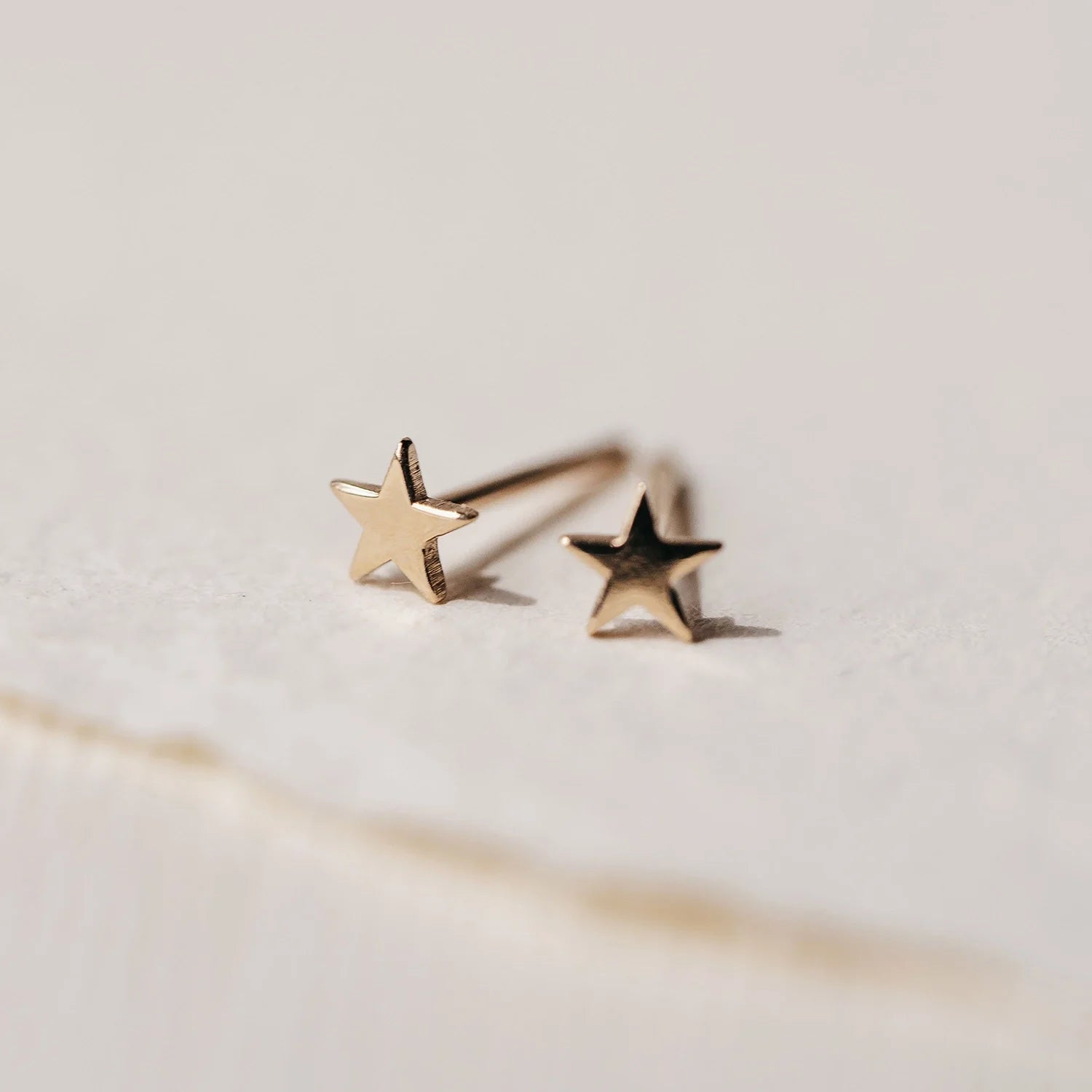 14k Little Stella Star Studs