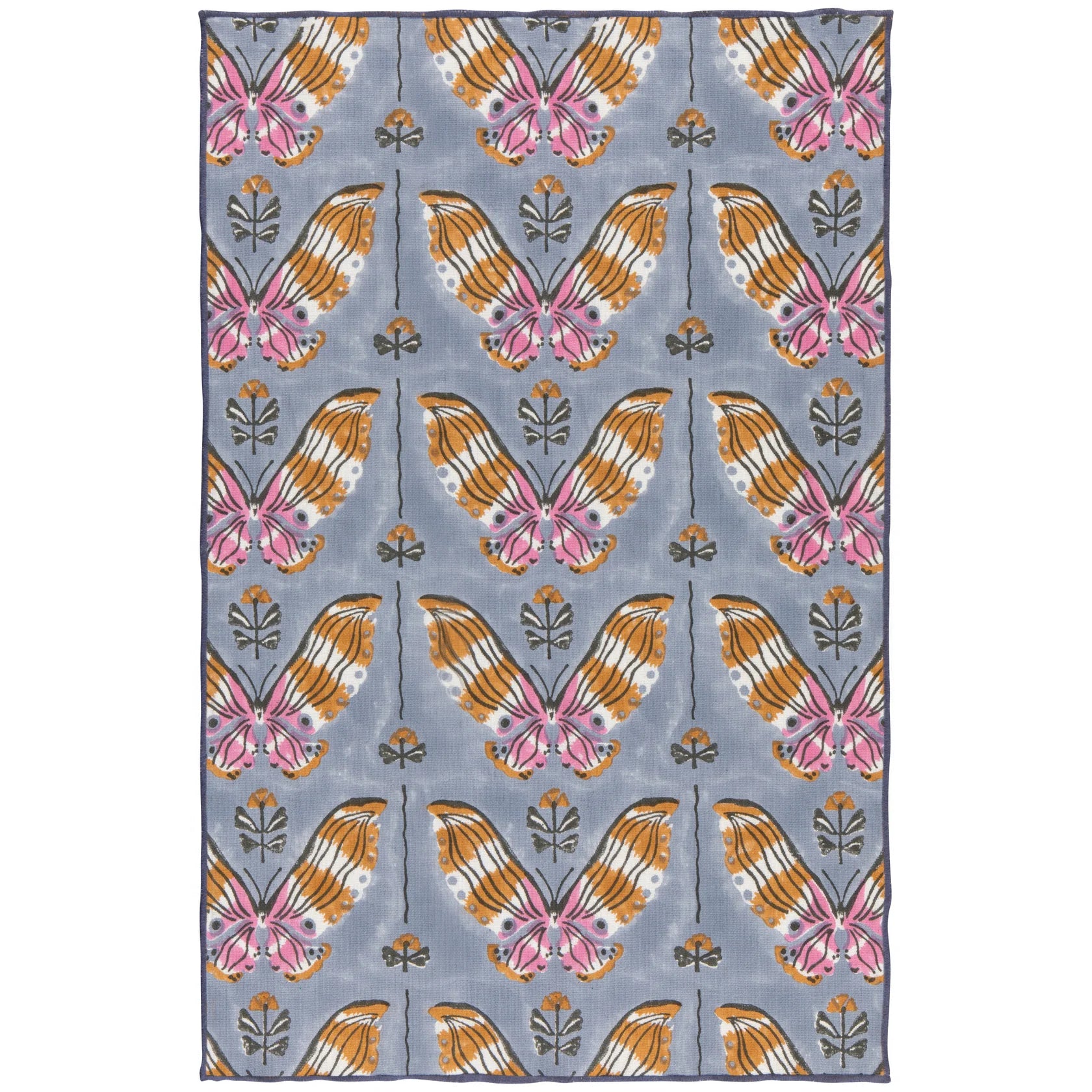 Aurora Block Print Dish Towel