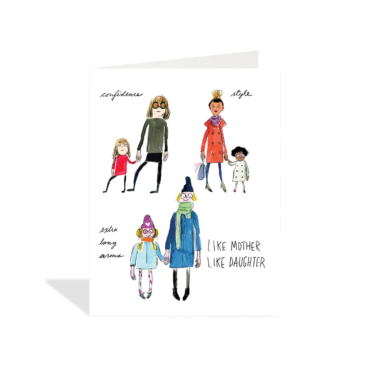 Like Mother Like Daughter - Greeting Card