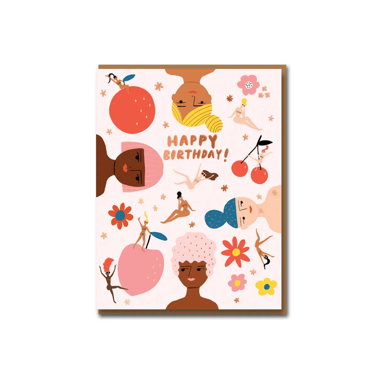 Fruity Nudes - Greeting Card