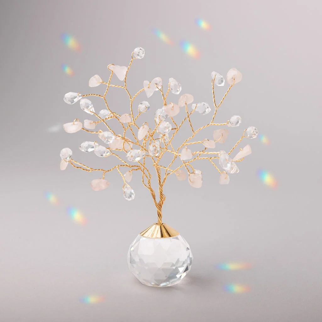 Suncatcher Tree of Life | Rose Quartz/Love