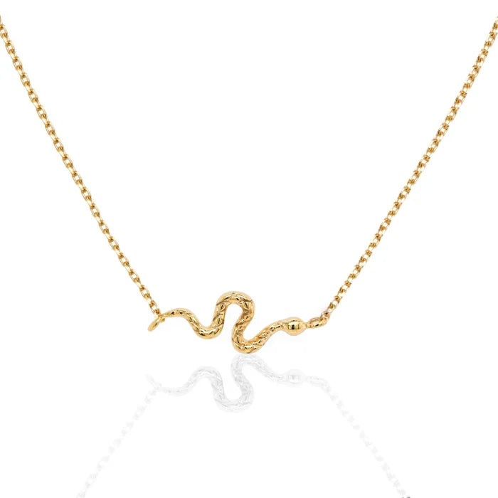 Serpent Necklace | 10K Gold